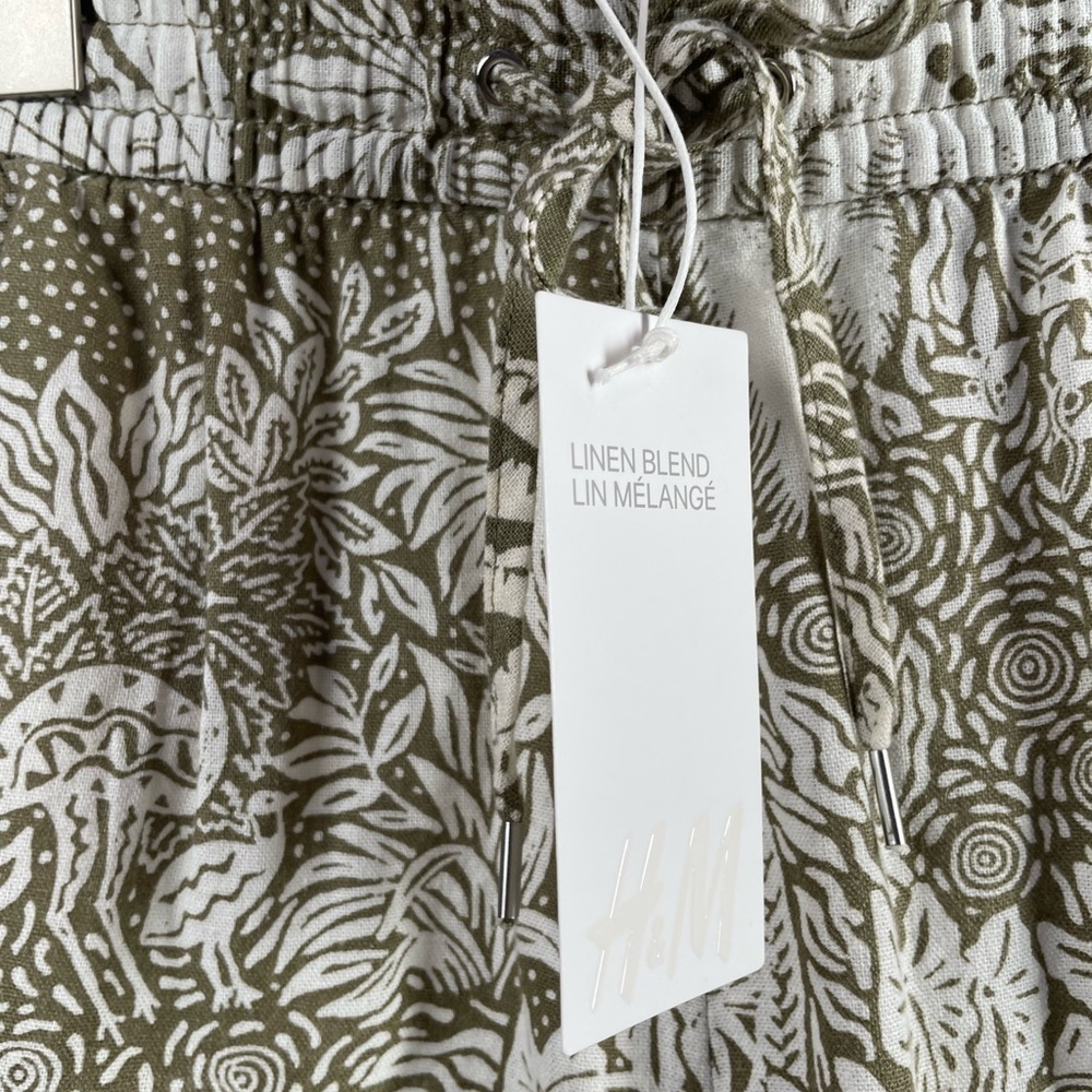 Nwt Desmond & Dempsey X H&M Linen Printed Shorts — image 3 of 6